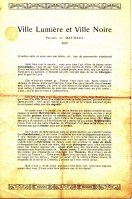 Ville Lumière Ville noire 2